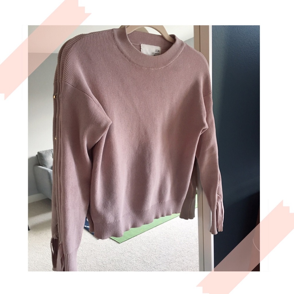J.O.A light pink sweater